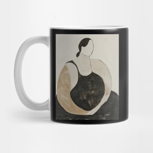 Abstract Figurative Woman Art Mug